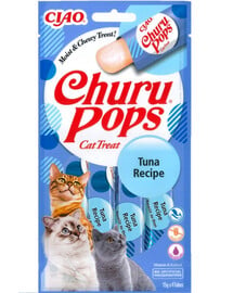 INABA Churu Pops Tuna 4x15g mit Thunfisch für Katzen