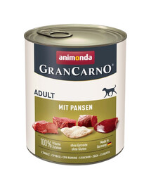 ANIMONDA GranCarno Adult with Tripe 800 g mit Pansen für adulte Hunde