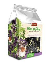 VITAPOL Vita Herbal Malvenblüten für Nager und Kaninchen 15g