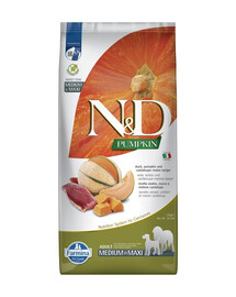 FARMINA N&D Pumpkin Duck & Cantaloupe Adult Medium & Maxi 12 kg