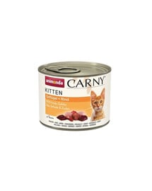 ANIMONDA Carny Kitten Poultry&Beef 200 g Geflügel und Rind für Kätzchen