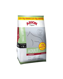 ARION Original Adult Small Lamb & Rice 7,5 kg + 1 kg FREE