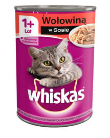 WHISKAS Rindfleisch in Sauce 400 g