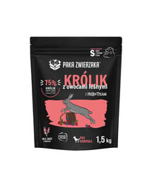 PAKA ZWIERZAKA Seventh Heaven Trockenfutter Kaninchen mit Waldfrüchten S 1,5kg