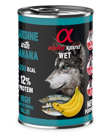 ALPHA SPIRIT Multiprotein halbfeuchte Hundevollnahrung 1,47 kg