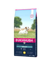 EUKANUBA Active Adult Small Breed Hunde mit frischem Huhn 15 kg