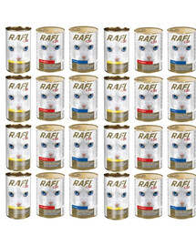 RAFI Adult Mix Geschmacks 24x415 g Nassfutter für Katze