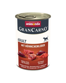 ANIMONDA GranCarno Adult with Chicken liver 400 g mit Hühnerleber für adulte Hunde