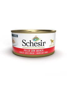 SCHESIR Hühner- und Rinderfilets in Gelee 150g