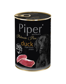 DOLINA NOTECI PIPER Platinum Pure mit Ente 400g Nassfutter für Hunde mit Allergien