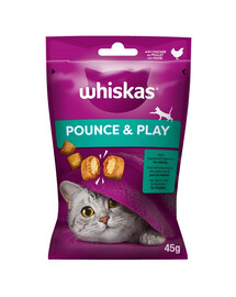 WHISKAS Energia i Witalność 45 g przysmak z kurczakiem dla kota