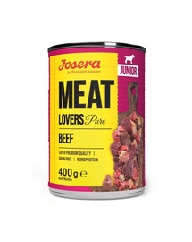 JOSERA Meat Lovers Junior Pure Rindfleisch für Welpen 400g