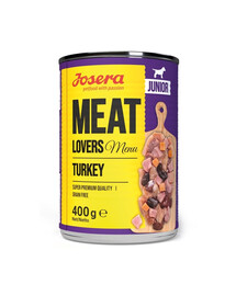 JOSERA Meat Lovers Junior Menu Putenfleisch für Welpen 400g