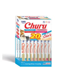 INABA Churu Varieties Tuna&Seafood 20x14g Thunfisch und Meeresfrüchte für die Katze