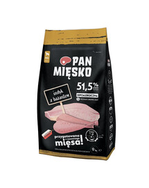 PAN MIĘSKO Pute mit Fasan für kleine Rassen 9 kg