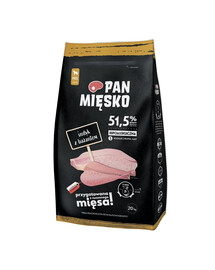 PAN MIĘSKO Pute mit Fasan für kleine Rassen 20 kg