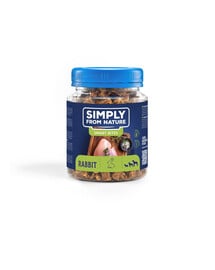 SIMPLY FROM NATURE Smart Bites mit Kaninchen für Hunde 130 g