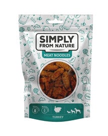 SIMPLY FROM NATURE Meat Noodles Fleischknödel mit Pute für Hunde 80 g