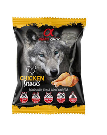 ALPHA SPIRIT Würfel Hundeleckerli Huhn 50 g