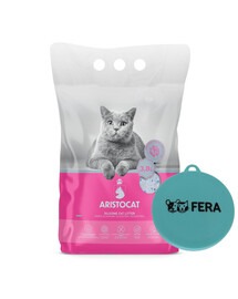 ARISTOCAT PREMIUM Silikon-Katzenstreu 4 x 3,8 l + FERA-Dosendeckel