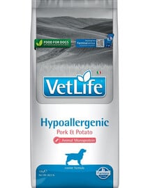 FARMINA VetLife Hypoallergenic Pork Potato 12kg