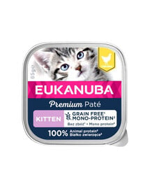 EUKANUBA Grain Free Kitten Monoproteinowy Huhn 85 g