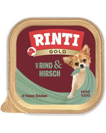 RINTI Gold Venison&Beef Mini Wild und Rindfleisch 100 g