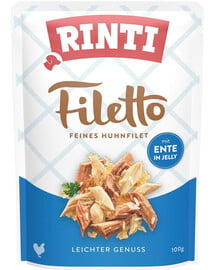 RINTI Filetto in Jelly Chicken&Duck Gelee von Huhn und Ente Beutel 100 g