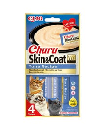 INABA Churu Skin&Coat 4x14g mit Thunfisch für Katzen