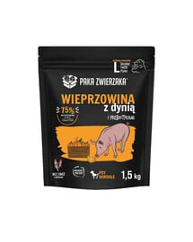 PAKA ZWIERZAKA Seventh Heaven Trockenfutter Schweinefleisch mit Kürbis L 1,5 kg