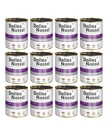 DOLINA NOTECI Premium reich an Kaninchen mit Moosbeere 12 x 800g