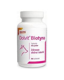 DOLFOS Dolvit Biotin für Hunde 90 Tabletten