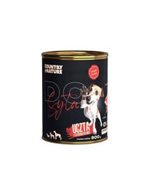 COUNTRY&NATURE Rotes Fleisch-Schmaus Nassfutter für Hunde 800 g