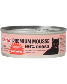 COMFY APPETIT PREMIUM Mousse z wołowiną dla kota 85 g