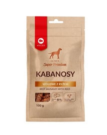 MACED Super Premium Rindfleisch Kabanosy mit Reis 100 g