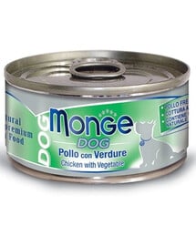 MONGE Natural Dog Hühnchen mit Gemüse 95g