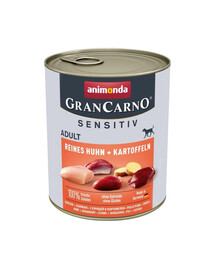 ANIMONDA Grancarno Sensitive Hähnchen-Kartoffel-Tasche 800 g