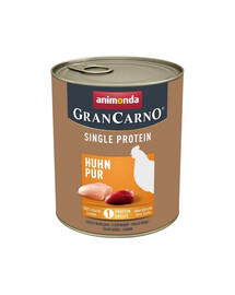 ANIMONDA GranCarno Single Protein Adult Chicken pure 800 g Huhn für adulte Hunde