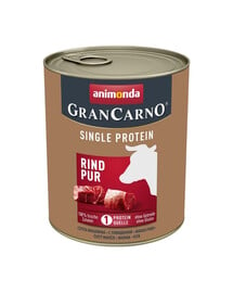 ANIMONDA GranCarno Single Protein Adult Beef pure 800 g Rind für adulte Hunde