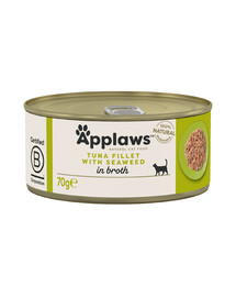 Applaws Katzen Nassfutter mit Thunfischfilets & Meeresalgen 70 g