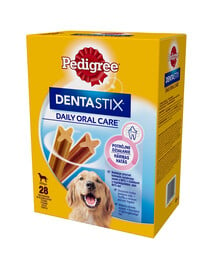 PEDIGREE DentaStix (große Rassen) Zahnsnack für Hunde 28 Stk. - 4x 270g