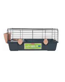 ZOLUX Klatka EHOP dla kawii domowej 80 cm antracyt, róż