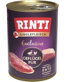 RINTI Singlefleisch Exclusive Poultry Pure Monoprotein Geflügel 400 g