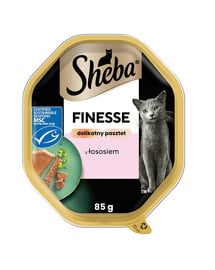 SHEBA Finesse 22x85 g Zarte Lachspastete