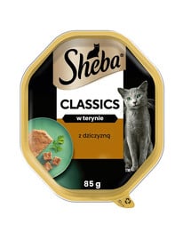 SHEBA Classics in Terrine mit Wildfleisch 22x85 g