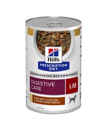 HILL'S Prescription Diet Canine i/d Digestive Care Stew mit Hühnerfleisch und Gemüse 354 g aus der Dose