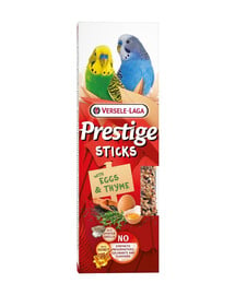 VERSELE-LAGA Prestige Sticks 2 Eier- und Thymiankolben für kleine Papageien 60g