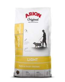 ARION Original Light Adult All Breeds Chicken Rice 12 kg