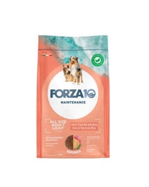 FORZA10 Light All Breeds Maintenance Tuna Rice für übergewichtige Hunde 12 kg