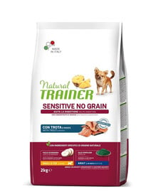 TRAINER Natural Sensitive No Grain Small Toy Adult mit Forelle 2kg